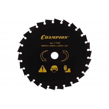 Диск реж. CHAMPION 26х200х20 (долотообраз. зуб)