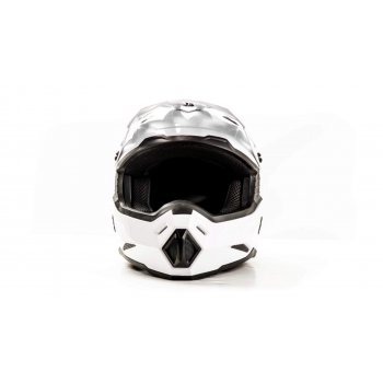 Шлем мото кроссовый HIZER J6801 S (54-56) №2 White