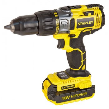 Аккумуляторная дрель- шуруповерт STANLEY STDC18LHBK