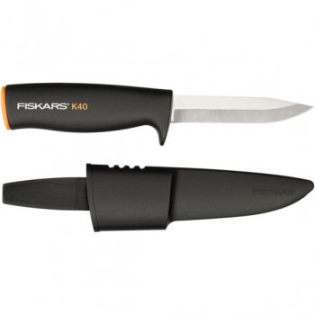 Нож  общего назначения в пластиковом чехле FISKARS
